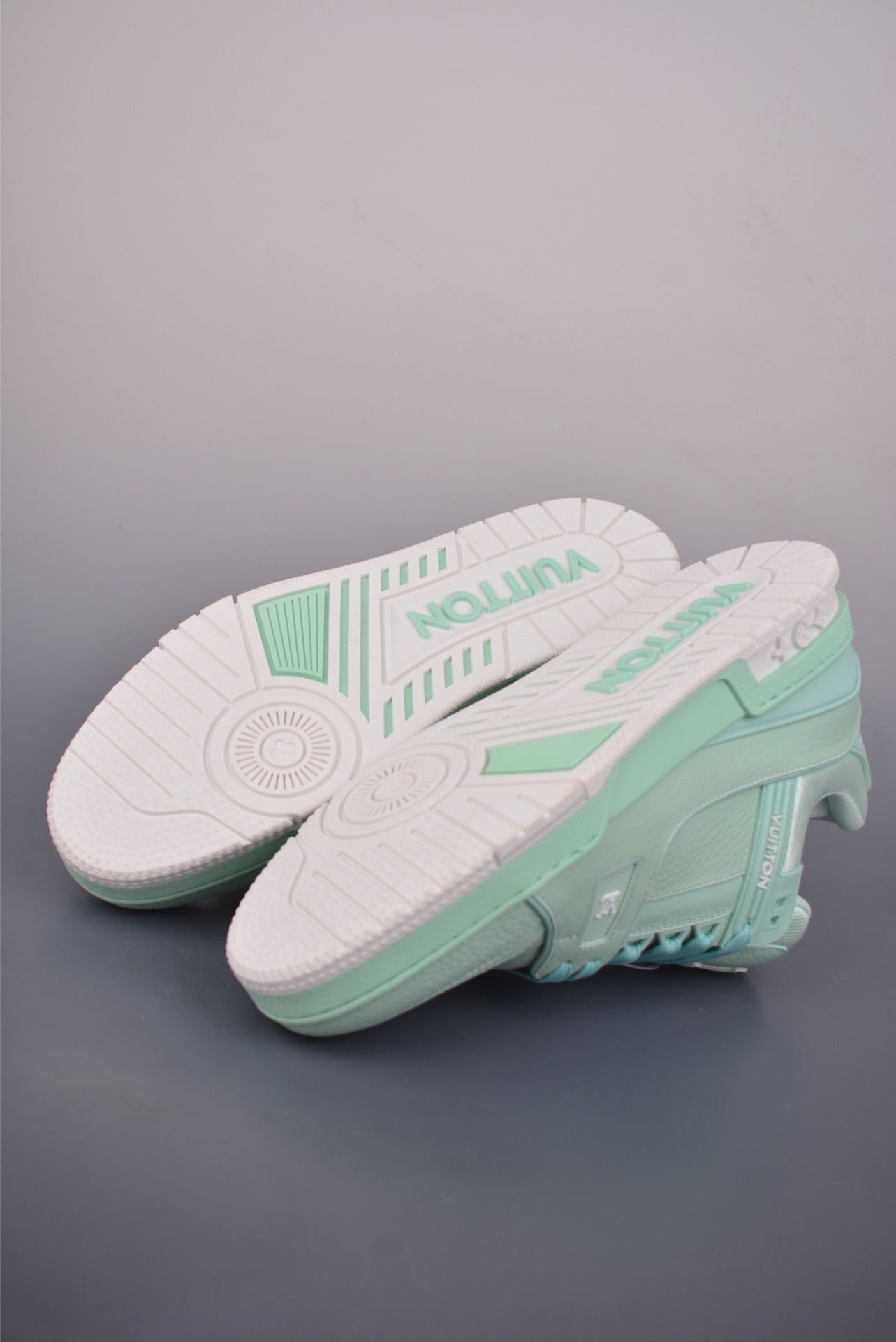 Louis Vuitton LV Trainer — Verde menta / Bianco — foto 4