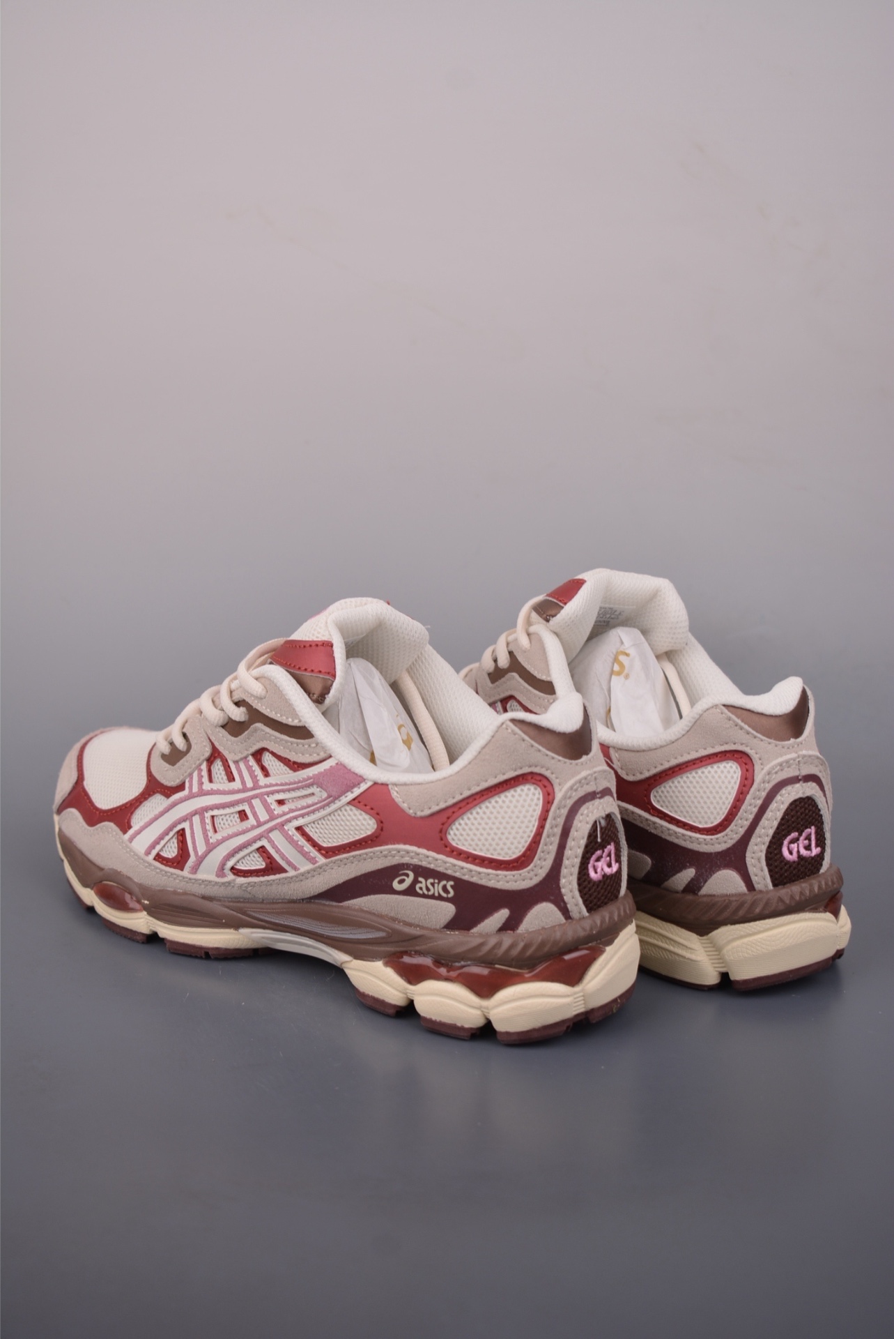 ASICS GEL-Cumulus 16 — Bianco / Rosa / Bordeaux — foto 3