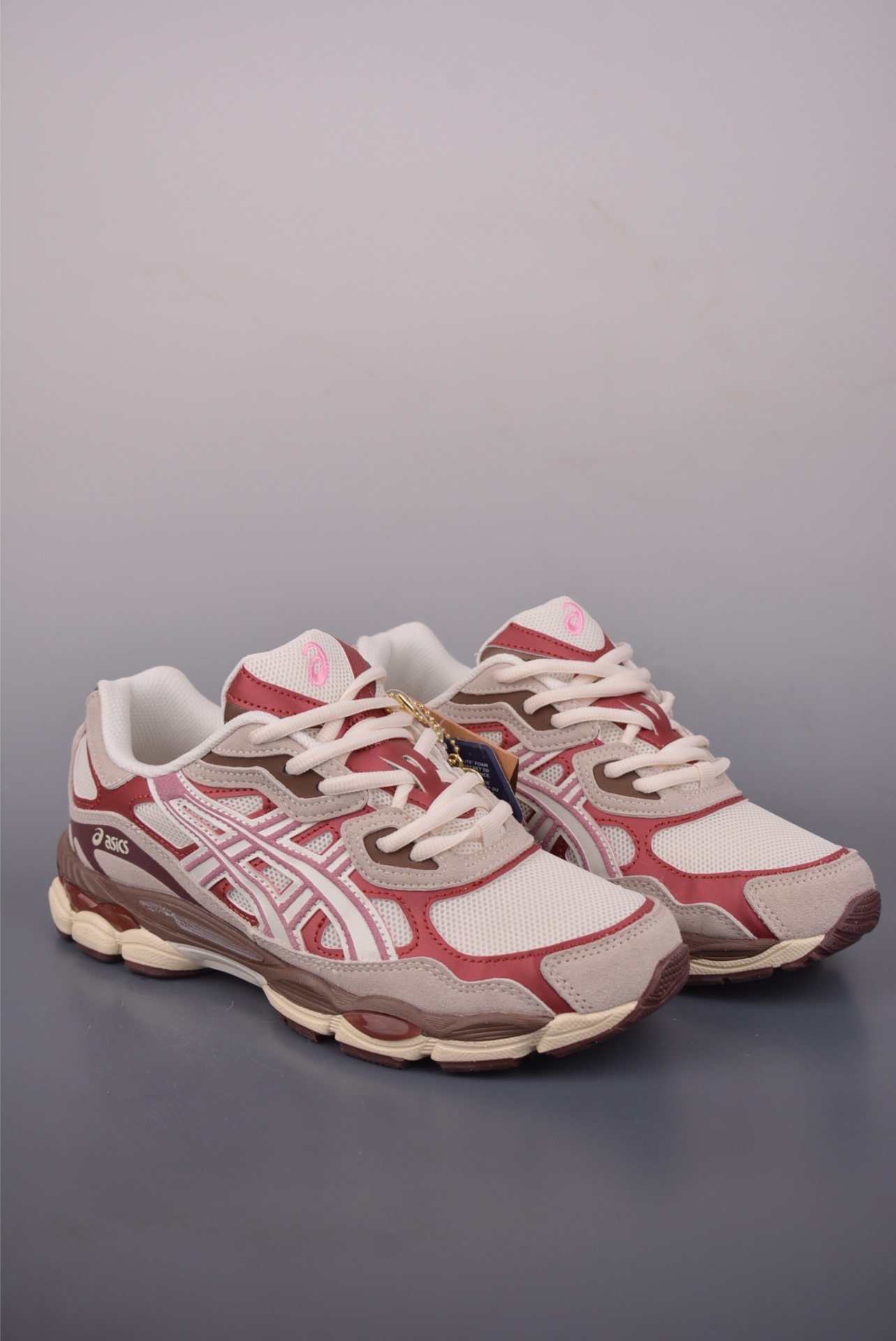 ASICS GEL-Cumulus 16 — Bianco / Rosa / Bordeaux — foto 2