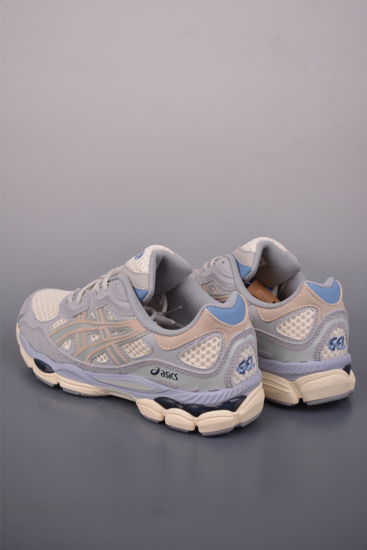 ASICS GEL-Cumulus 16 — Grigio / Azzurro / Crema — foto 3
