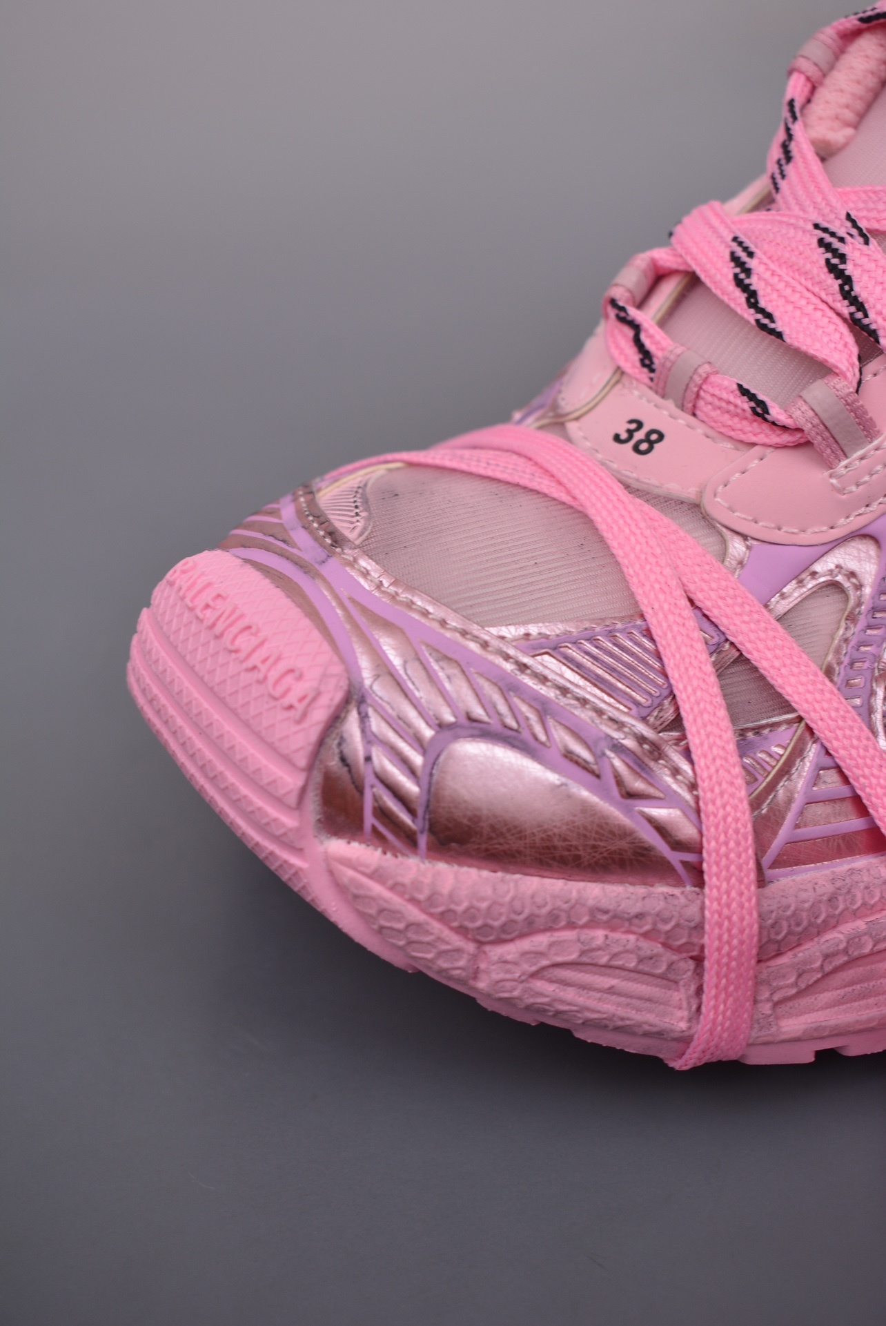 Balenciaga 3XL Extreme Lace Sneaker — Pink / Lilac — foto 3