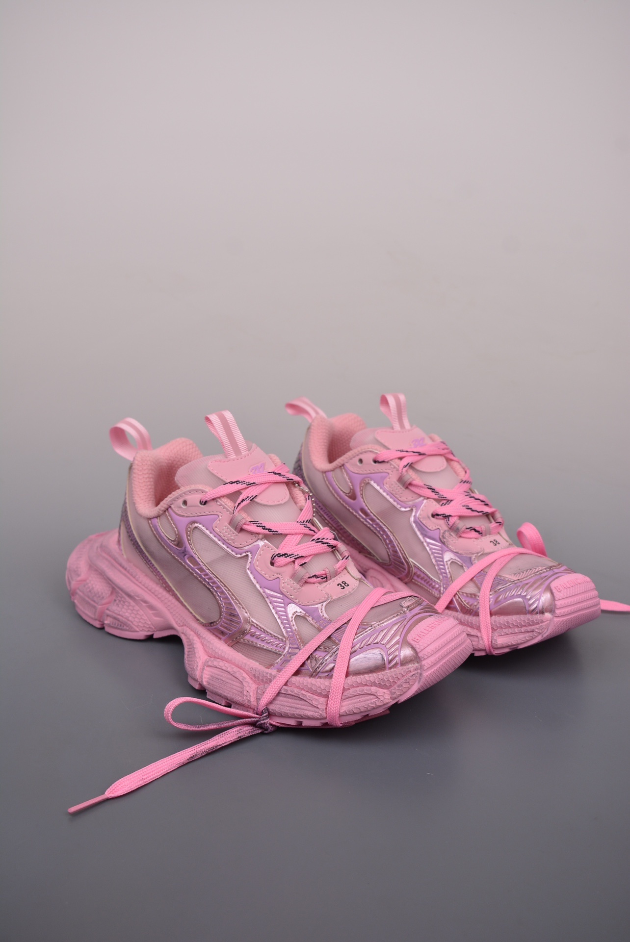 Balenciaga 3XL Extreme Lace Sneaker — Pink / Lilac — foto 2