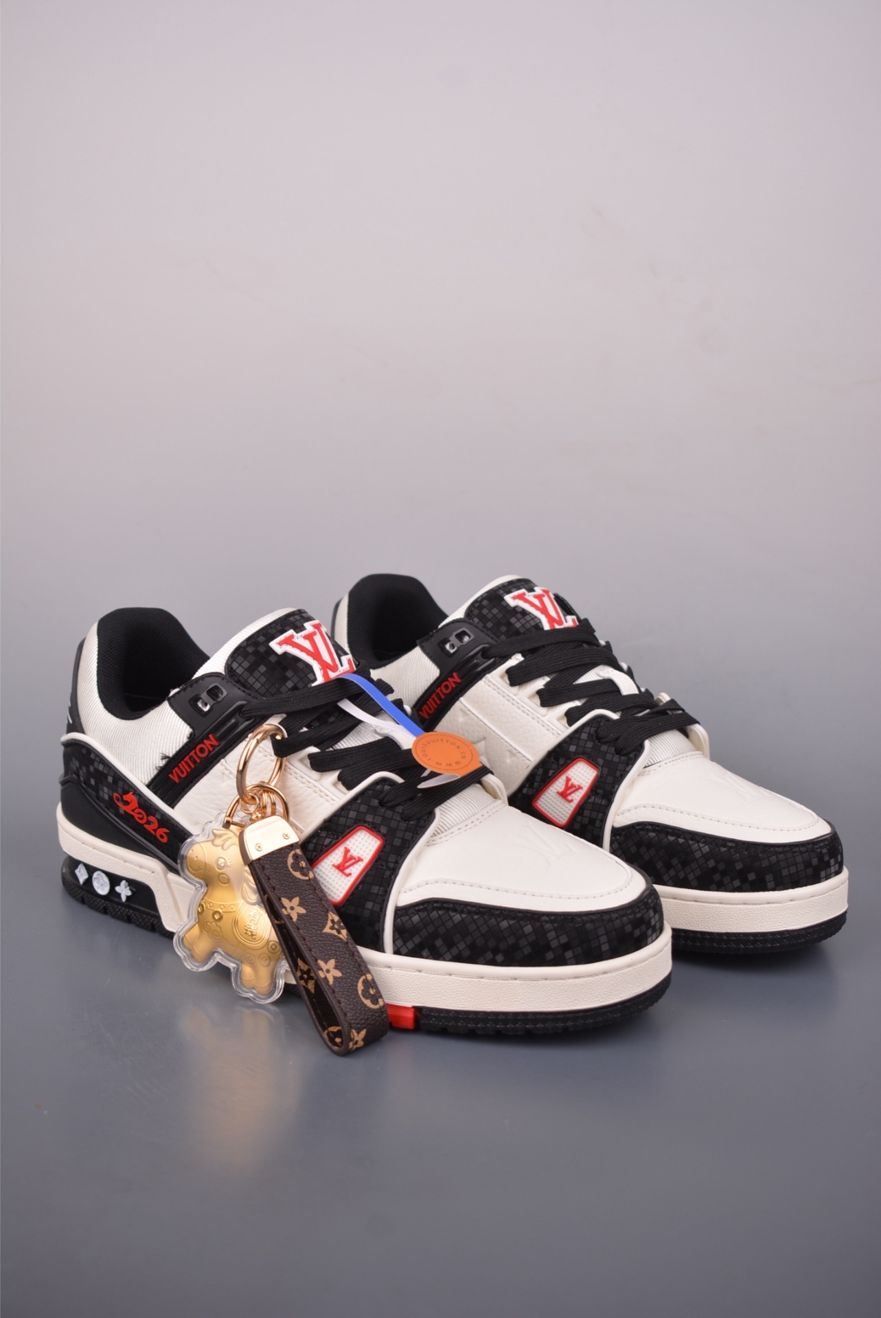 Louis Vuitton LV Trainer — Year of the Horse — Beige / Nero / Rosso — foto 2