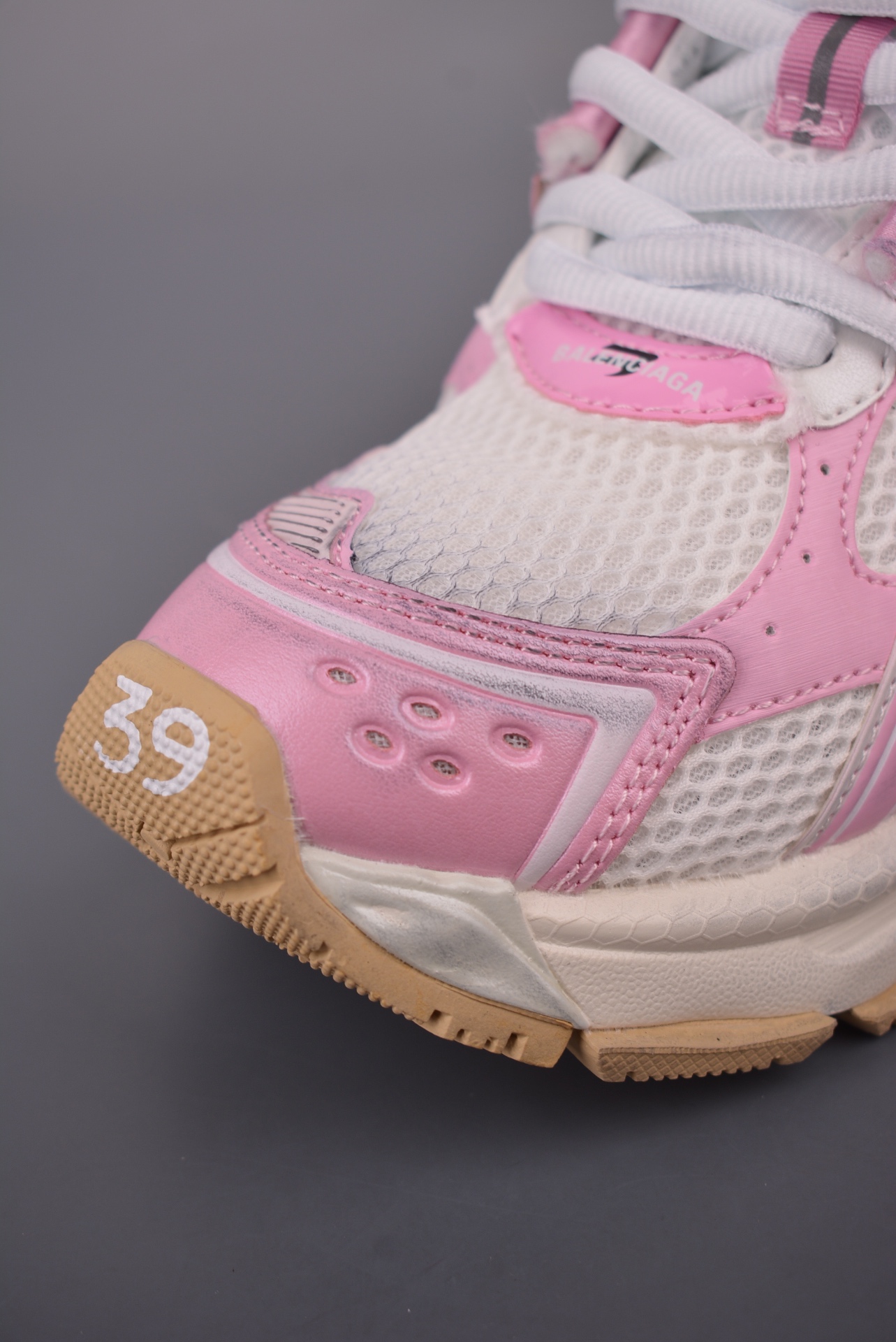Balenciaga Runner — White / Pink — 677402 W3RB3 9059 — foto 4