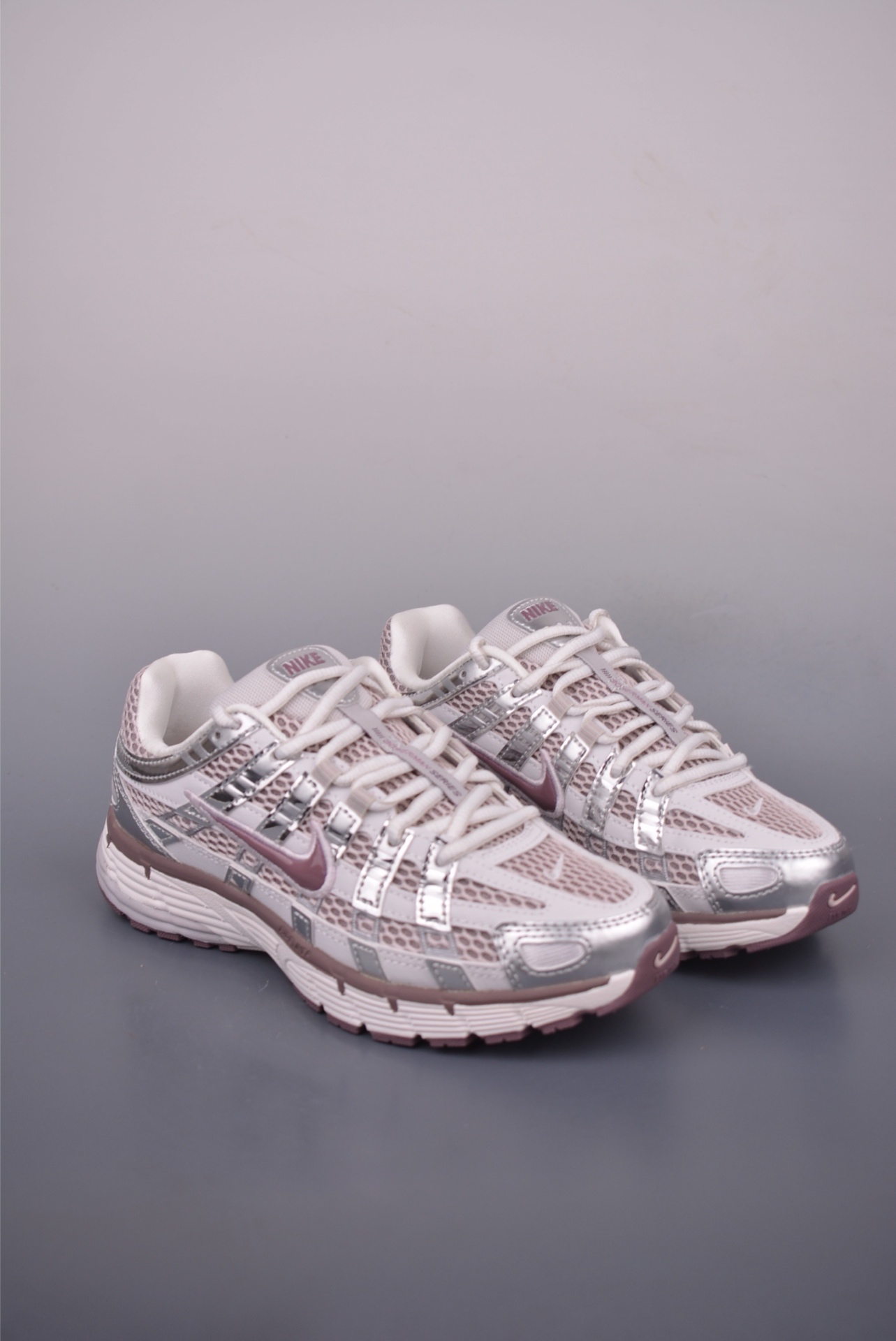 Nike Nike P-6000 Premium — Metallic Silver Grey Purple — IB4019-019