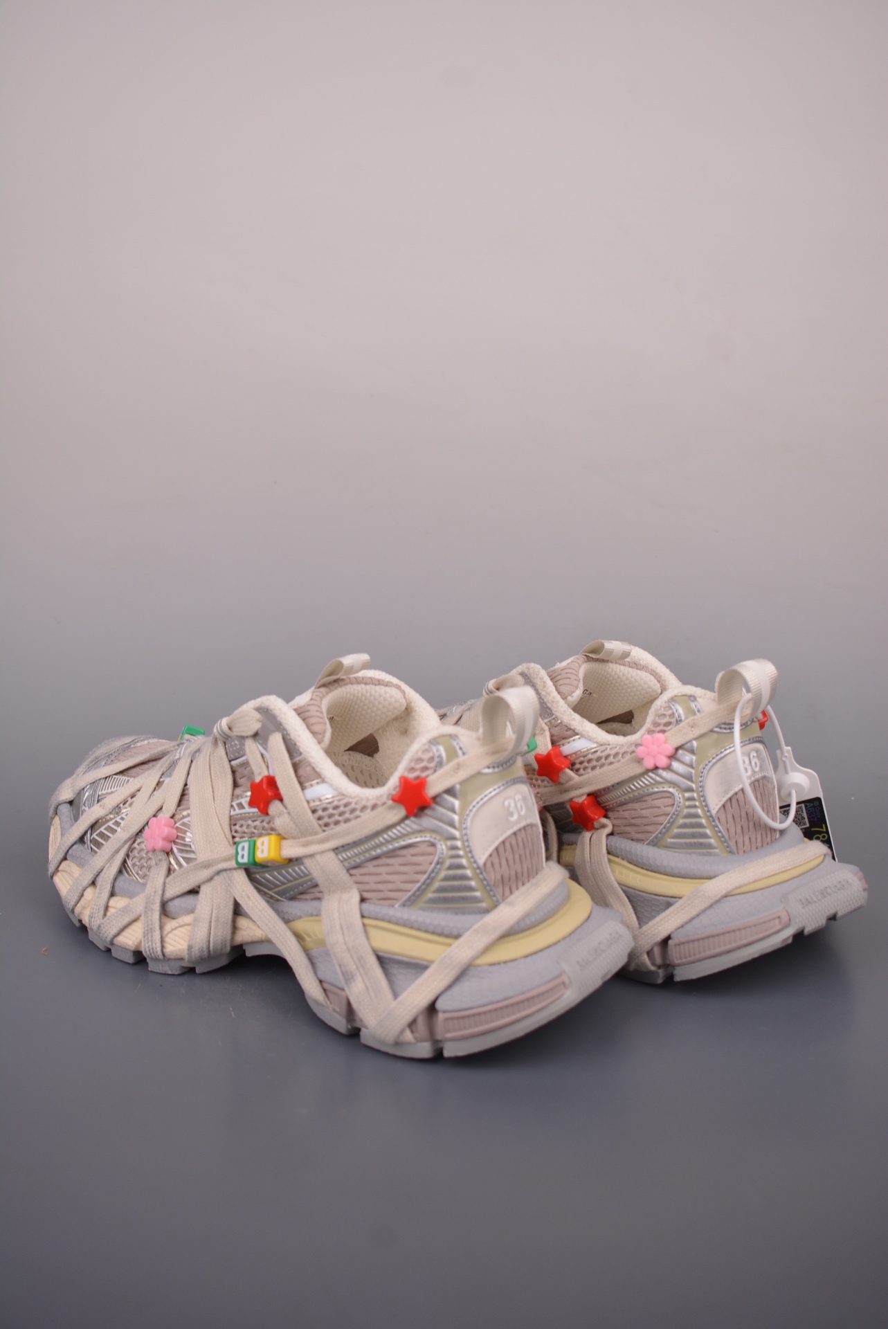 Balenciaga Runner — Multicolor / Gray / Blue / Pink — 772774 W3RMU 8123 — foto 3