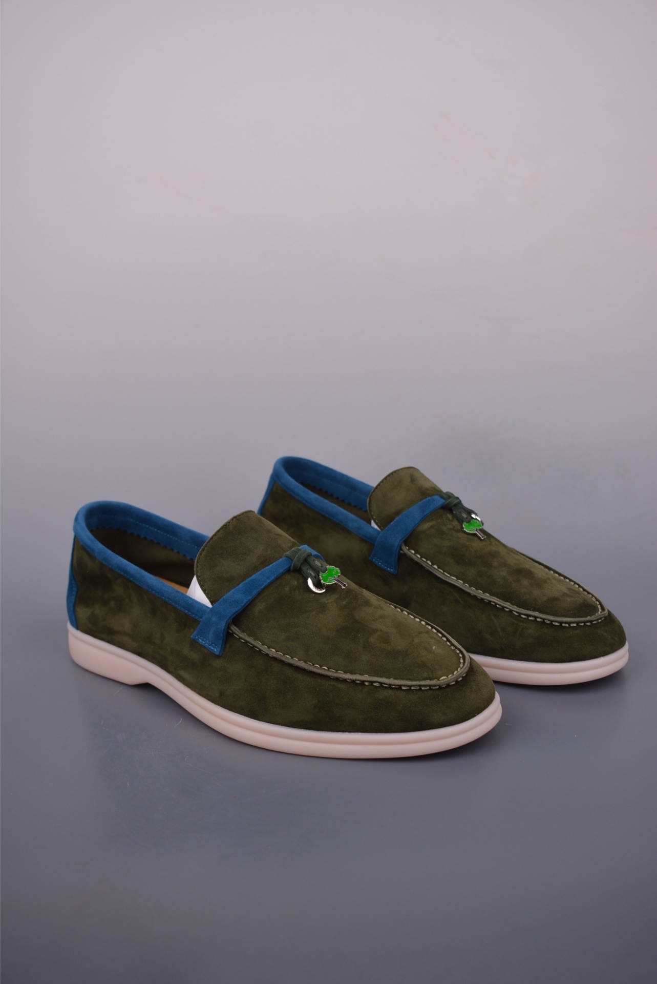 Loro Piana Loro Piana Summer Charms Walk — Martini / Army Green & Blue — XS56777 — foto 2