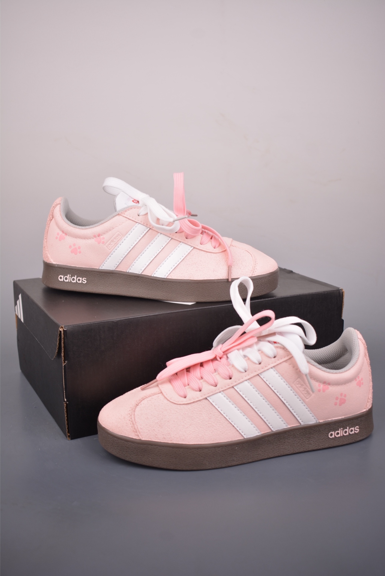 Adidas Adidas VL Court Classic — Hand-painted Graffiti / Pink — HQ1802 — foto 2