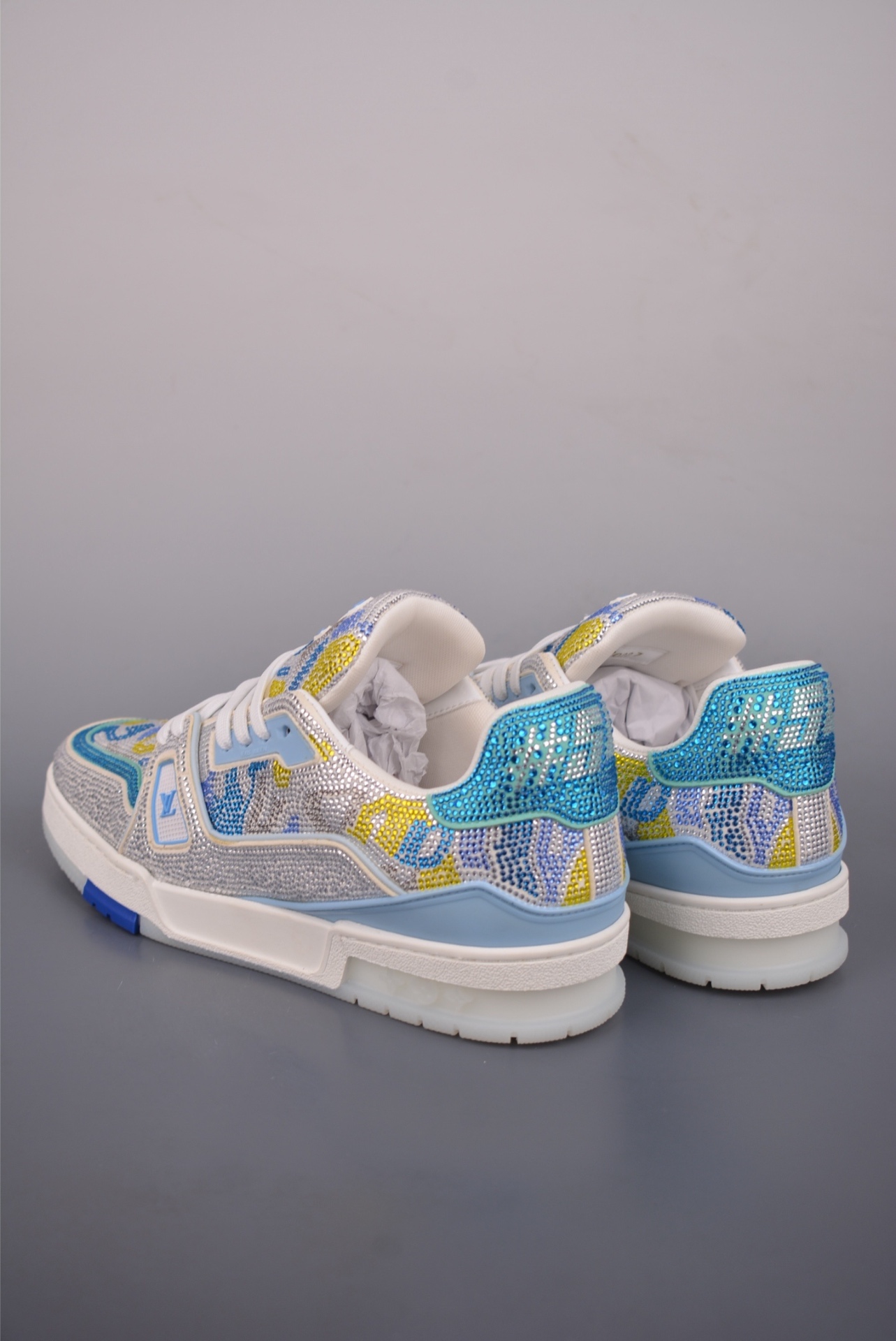 Louis Vuitton LV Trainer — Rhinestone Camouflage — 1AHTEH — foto 3