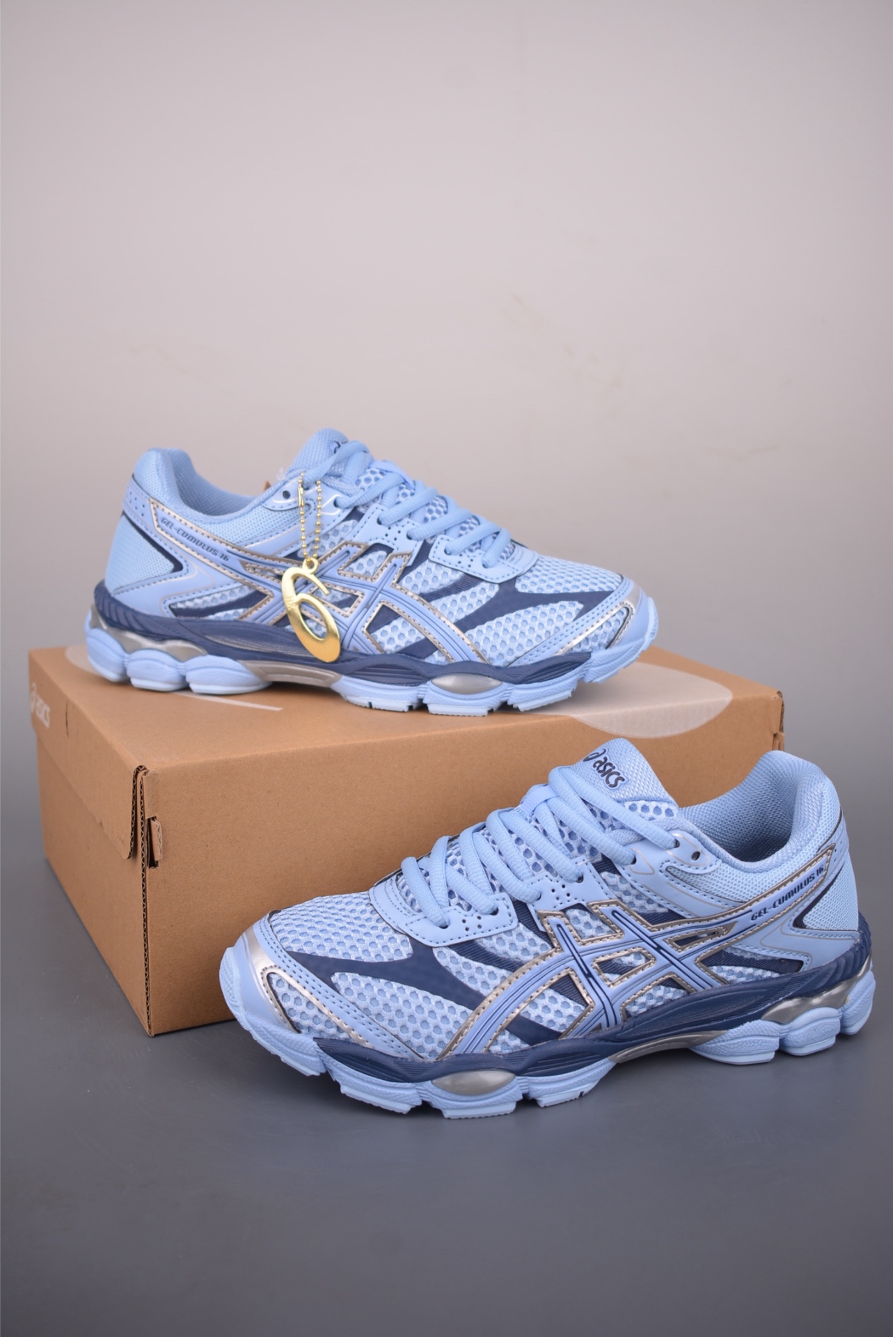 ASICS GEL-Cumulus 16 — Azzurro / Blu Navy / Argento