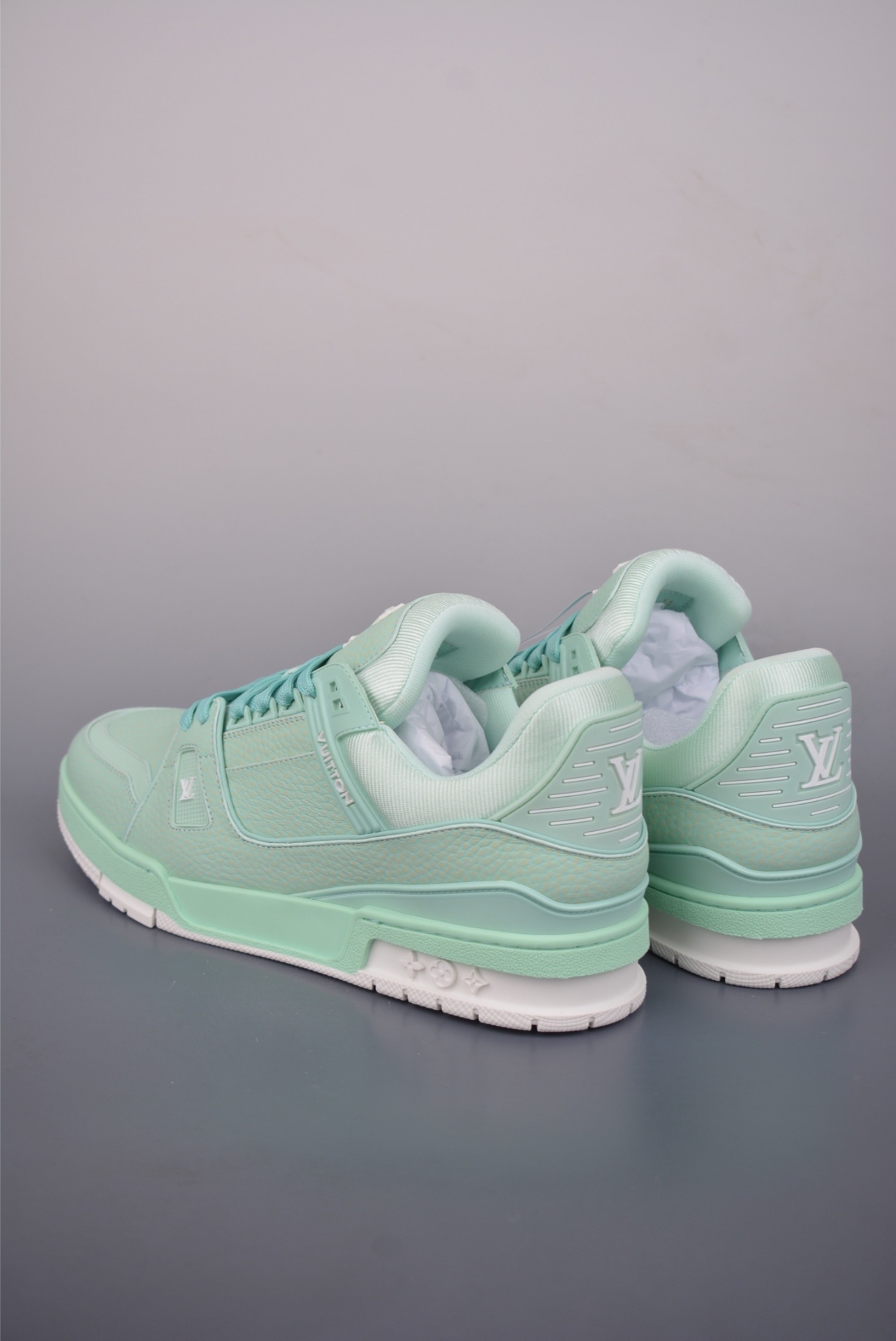 Louis Vuitton LV Trainer — Verde menta / Bianco — foto 2